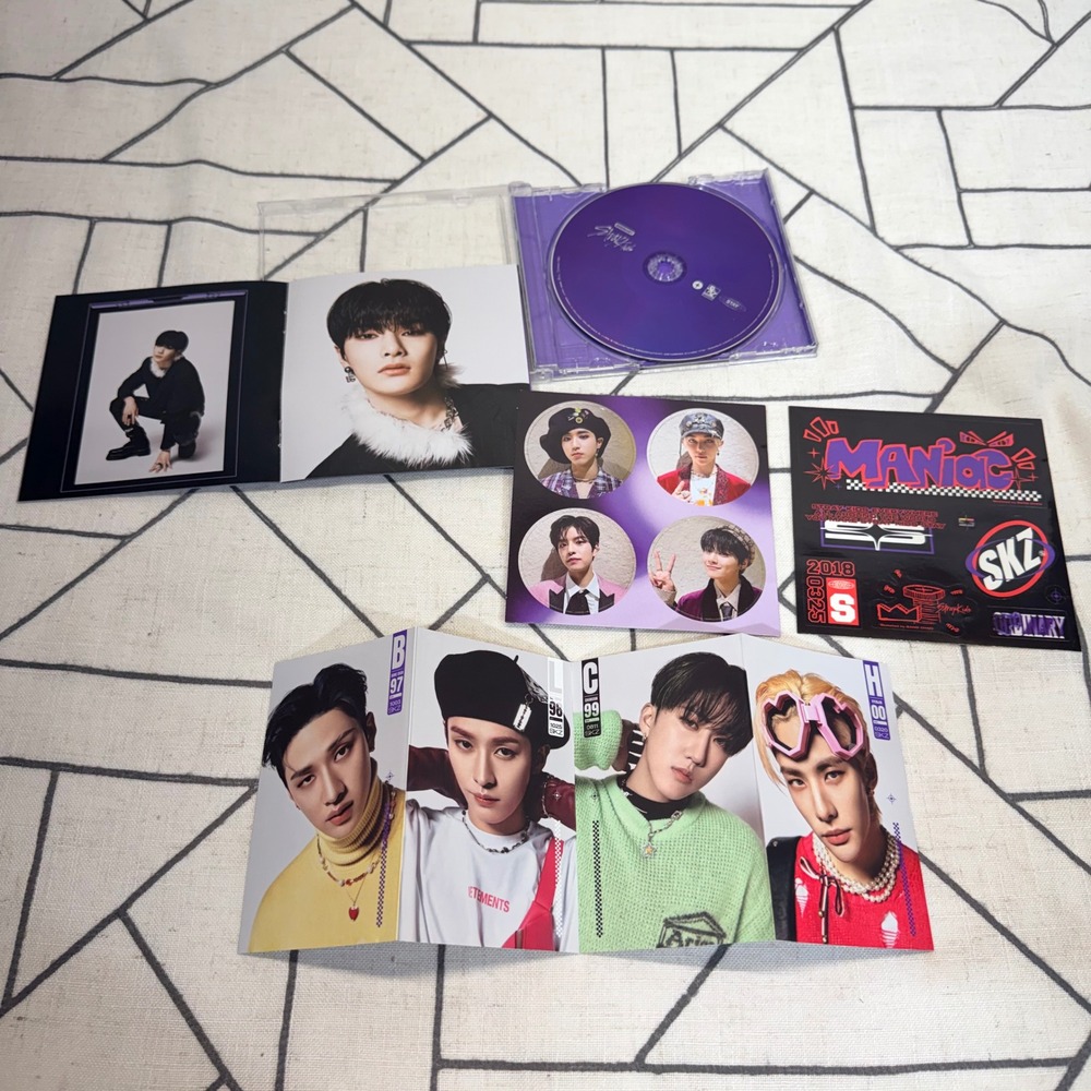 Stray Kids ODDINARY Jewel Case CD I.N Version Purple K-Pop Album with Inserts - Picture 2 of 5